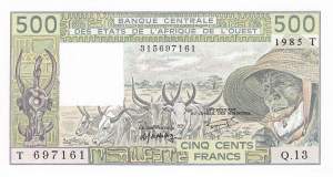 500 Francs p.805Th 1985